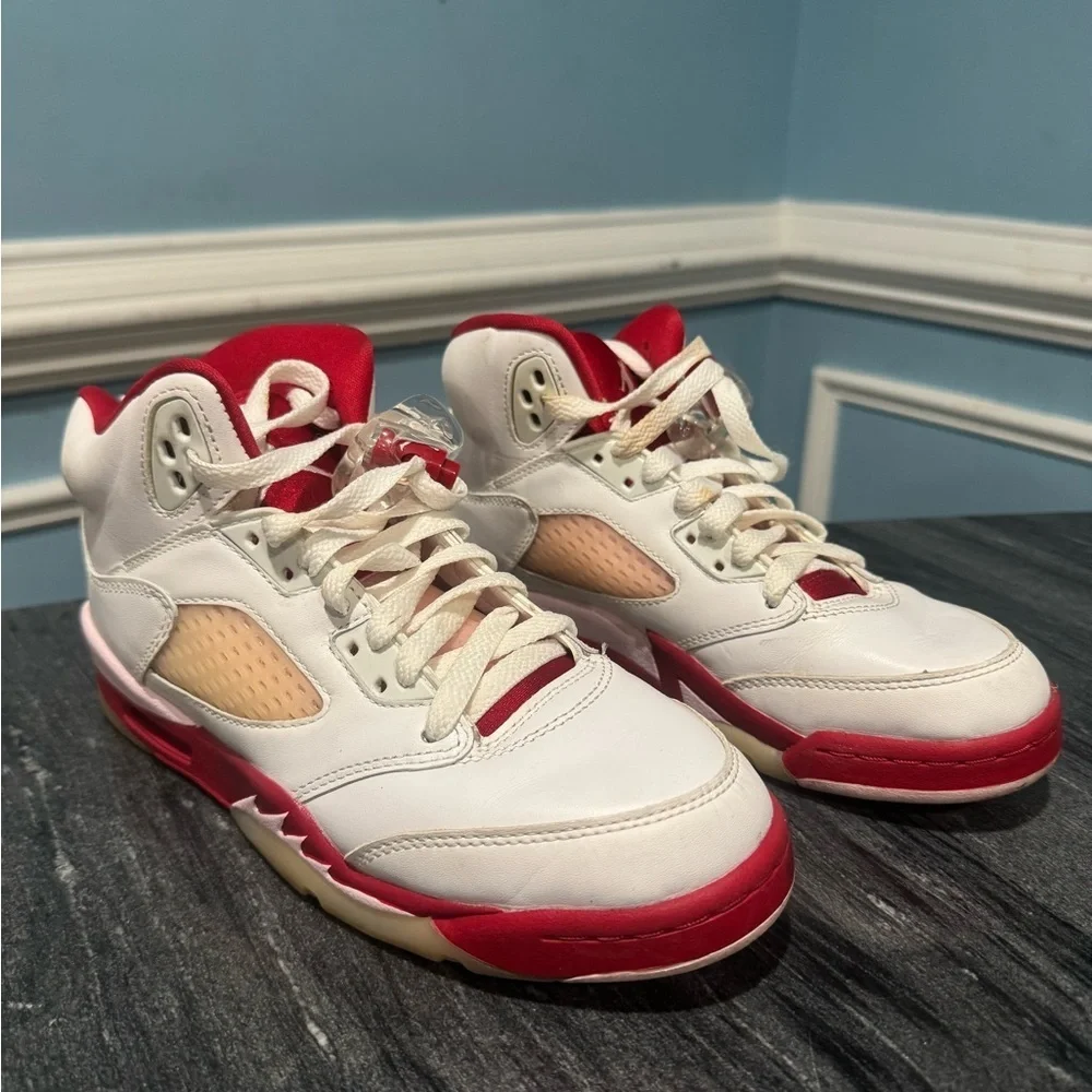 Jordan Kids Sneakers White and Red